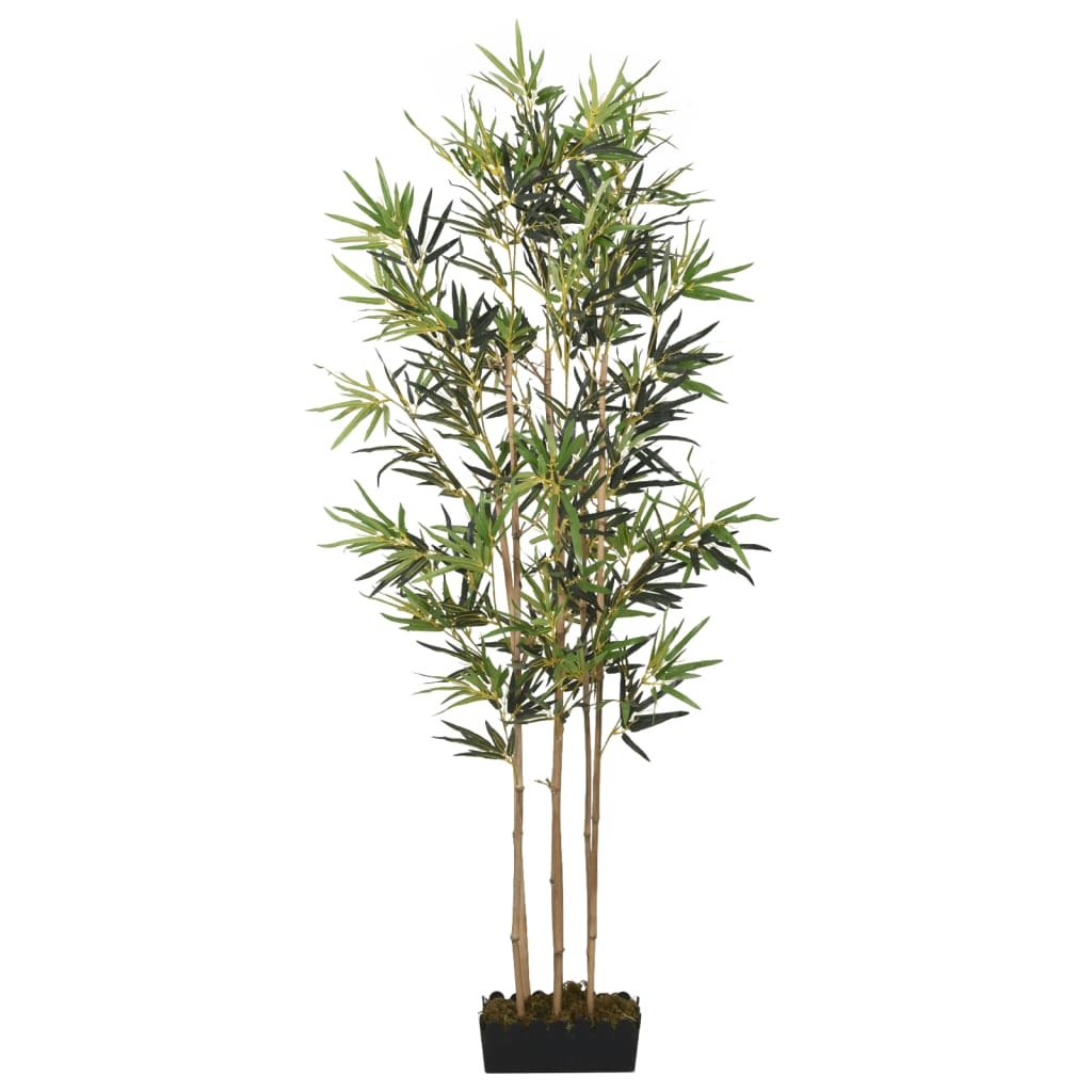 Artificial Bamboo Tree 552 Leaves 120 cm Green - OLBRIT