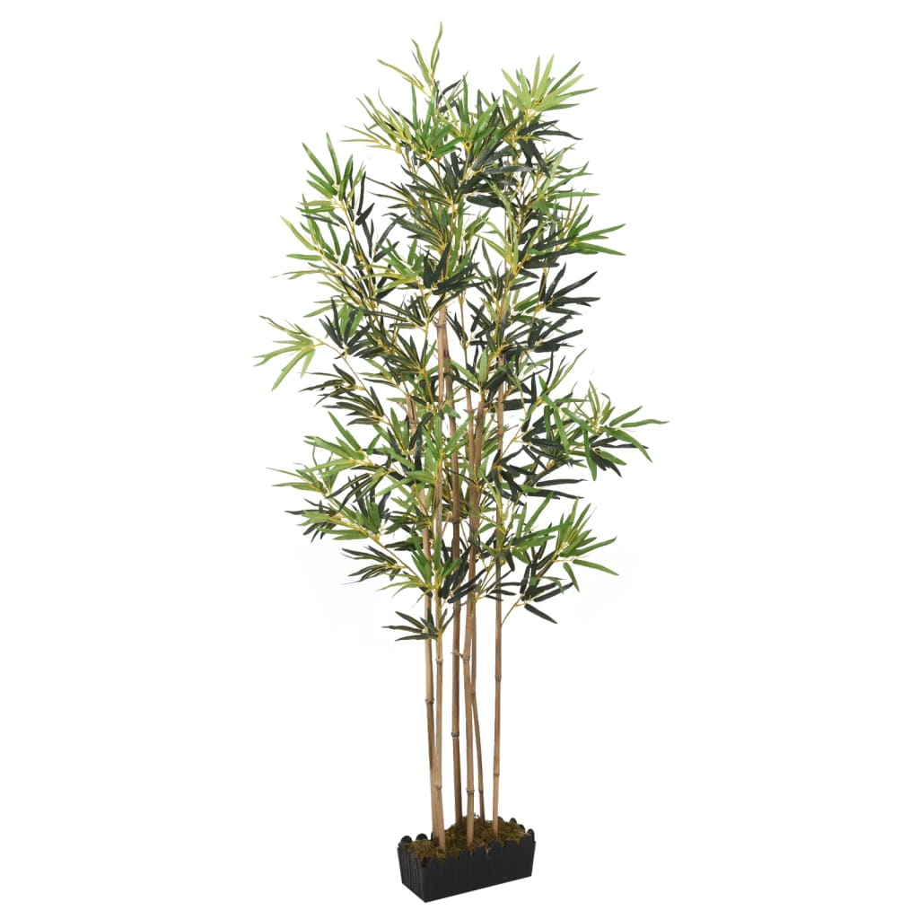 Artificial Bamboo Tree 828 Leaves 150 cm Green - OLBRIT