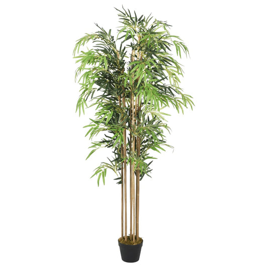 Artificial Bamboo Tree 1095 Leaves 150 cm Green - OLBRIT