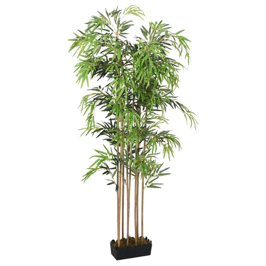 Artificial Bamboo Tree 500 Leaves 80 cm Green - OLBRIT