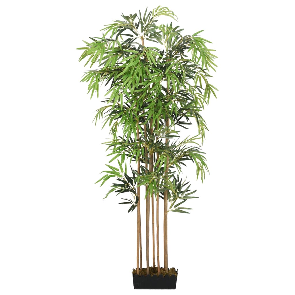 Artificial Bamboo Tree 1605 Leaves 180 cm Green - OLBRIT