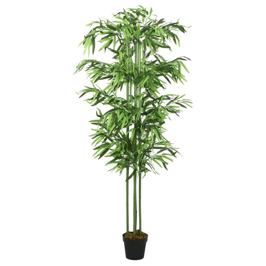 Artificial Bamboo Tree 240 Leaves 80 cm Green - OLBRIT