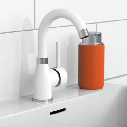 Basin Mixer FUTURA White-chrome - OLBRIT