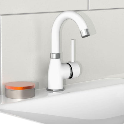 Basin Mixer FUTURA White-chrome - OLBRIT