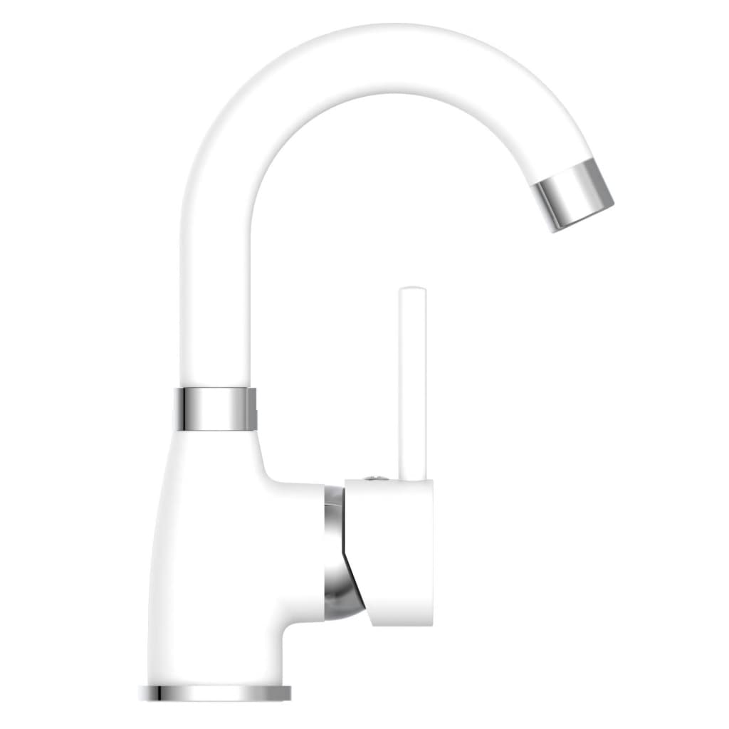 Basin Mixer FUTURA White-chrome - OLBRIT