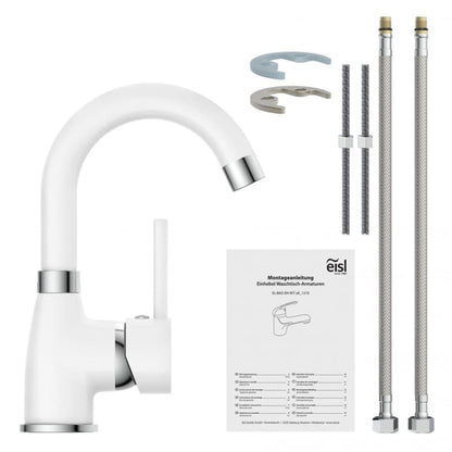 Basin Mixer FUTURA White-chrome - OLBRIT