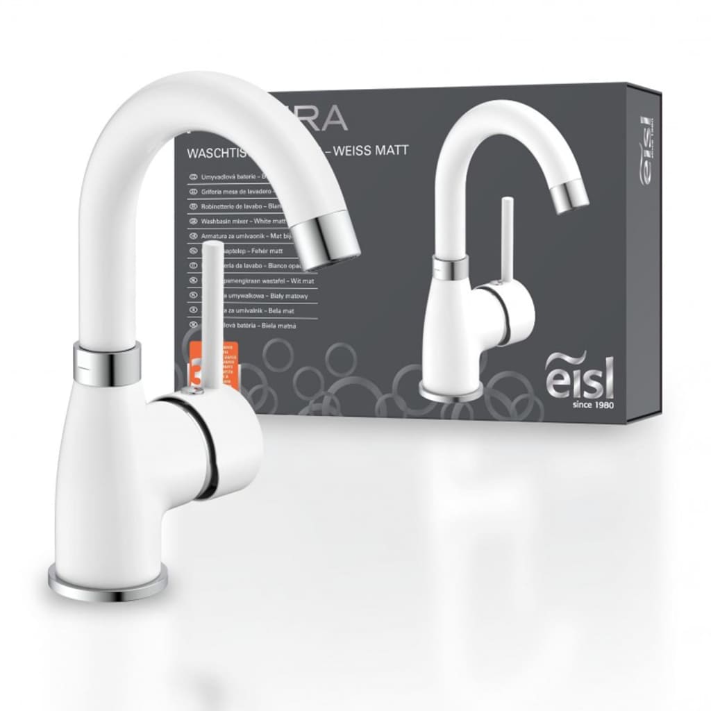 Basin Mixer FUTURA White-chrome - OLBRIT