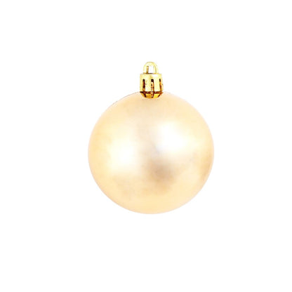 100 Piece Christmas Ball Set 3/4/6 cm Rose/Gold - OLBRIT