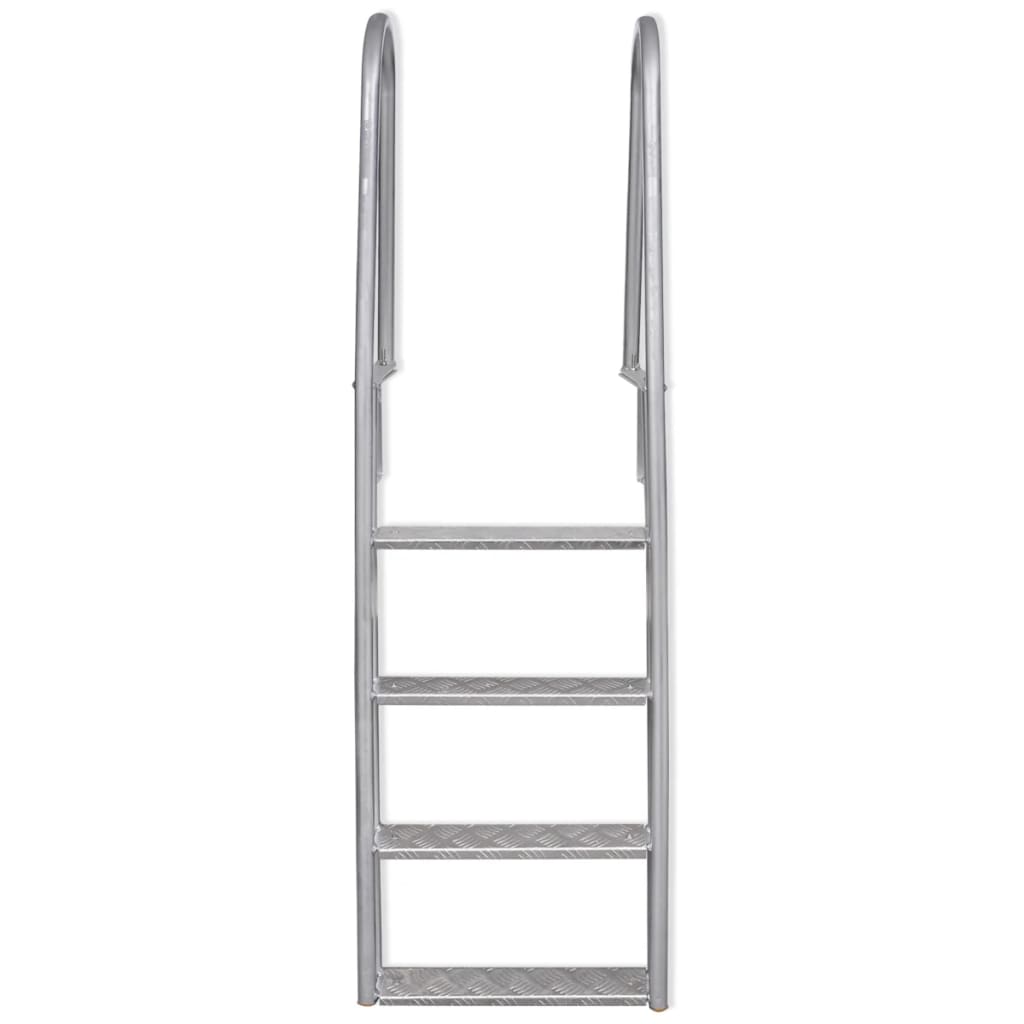 4-Step Dock/Pool Ladder Aluminium 167 cm - OLBRIT