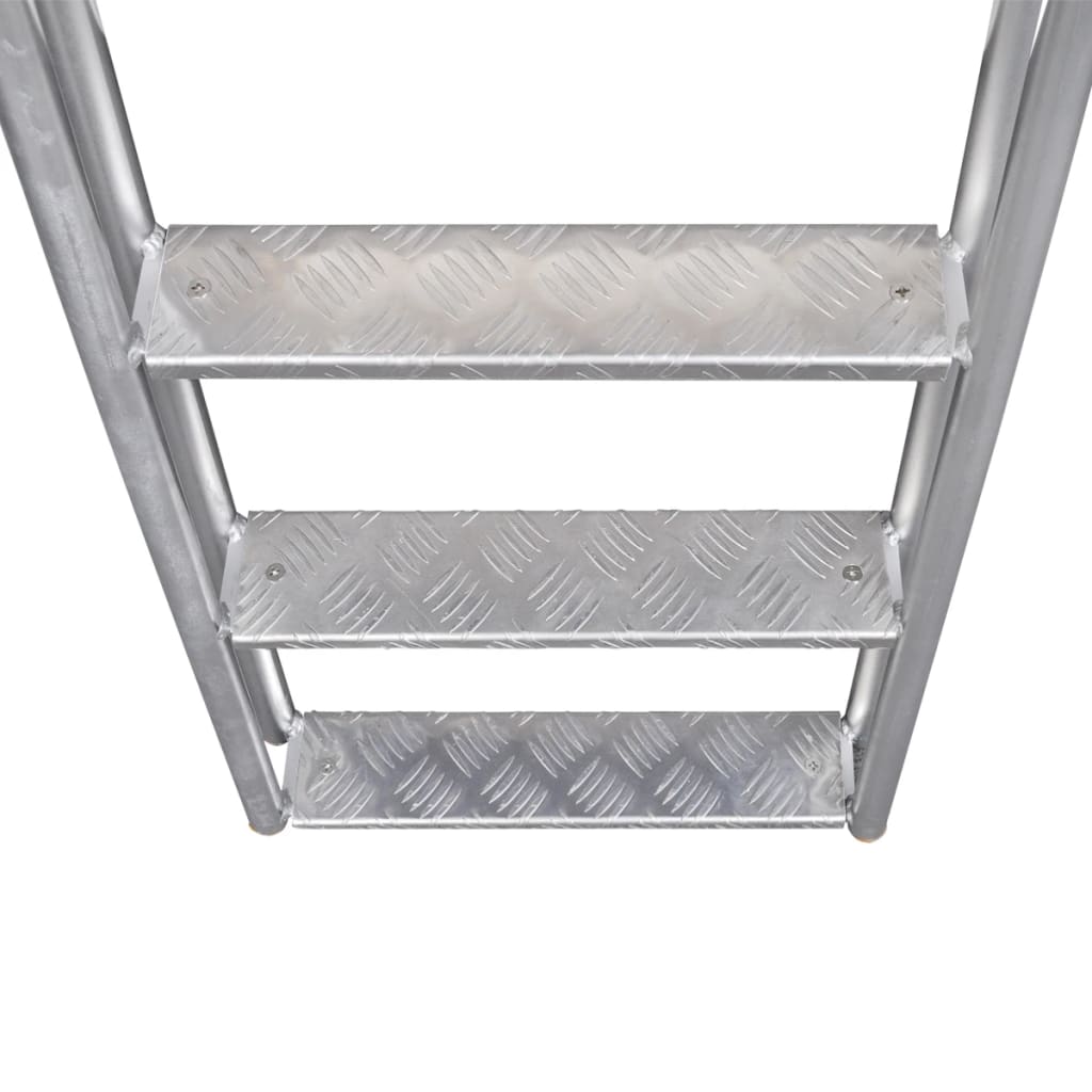 4-Step Dock/Pool Ladder Aluminium 167 cm - OLBRIT