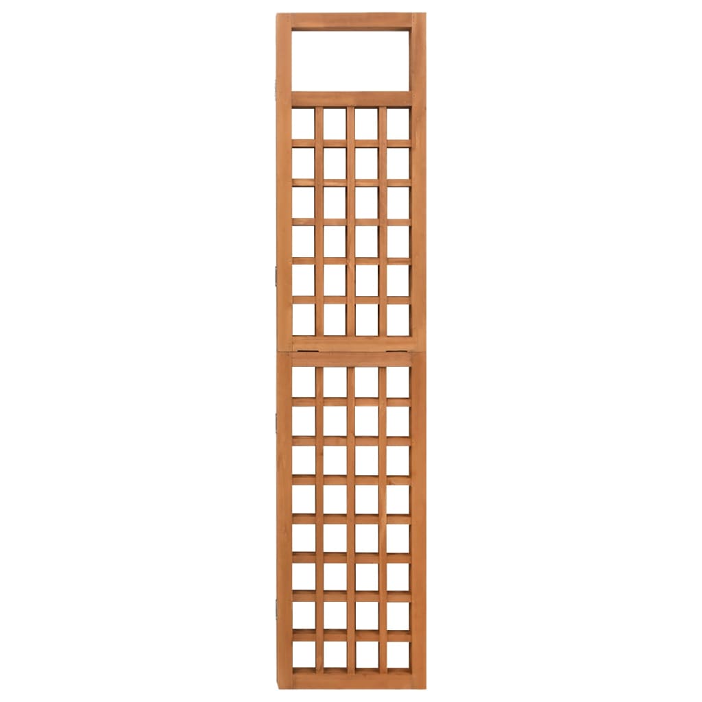 3-Panel Room Divider/Trellis Solid Fir Wood 121x180.5 cm - OLBRIT
