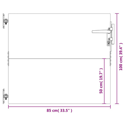 Garden Gate 85x100 cm Corten Steel - OLBRIT