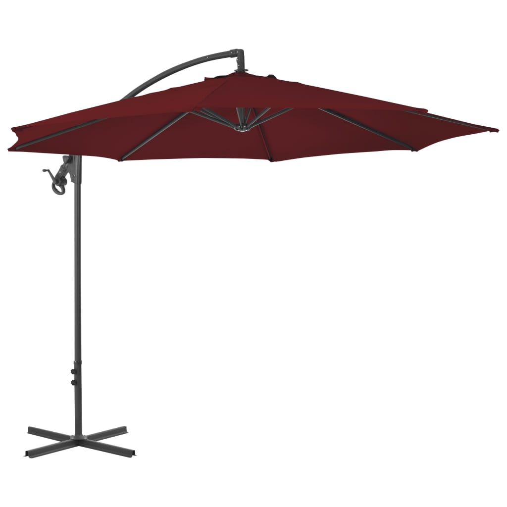 Cantilever Umbrella with Steel Pole 300 cm - OLBRIT