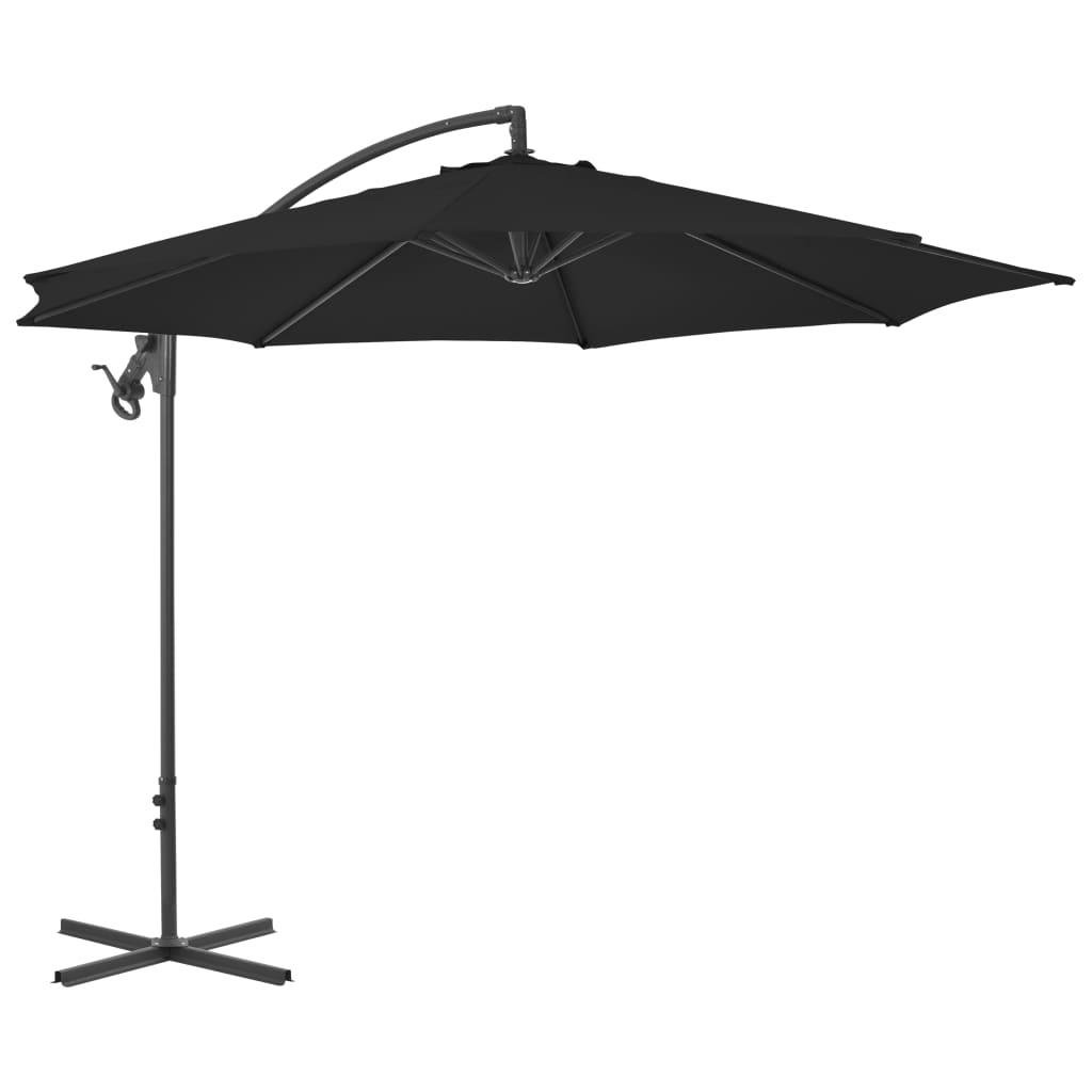 Cantilever Umbrella with Steel Pole 300 cm - OLBRIT