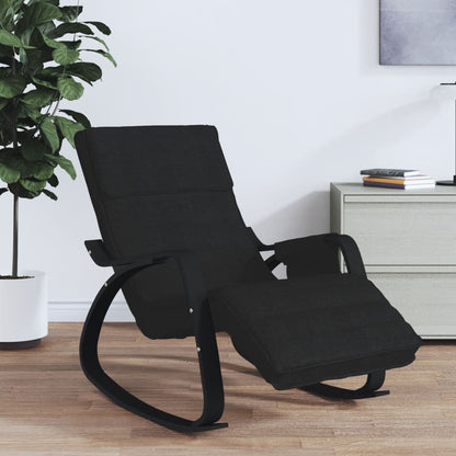 Rocking Chair Black Fabric - OLBRIT