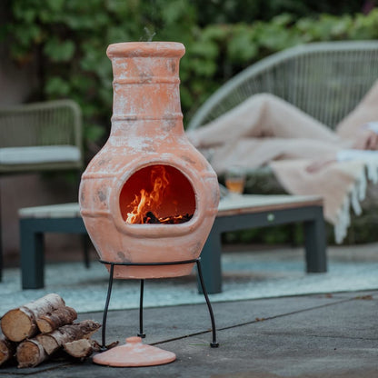 Fireplace Star Flower Clay Straw Colour - OLBRIT