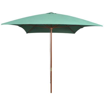 Outdoor Umbrella with Wooden Pole 200x300 cm - OLBRIT