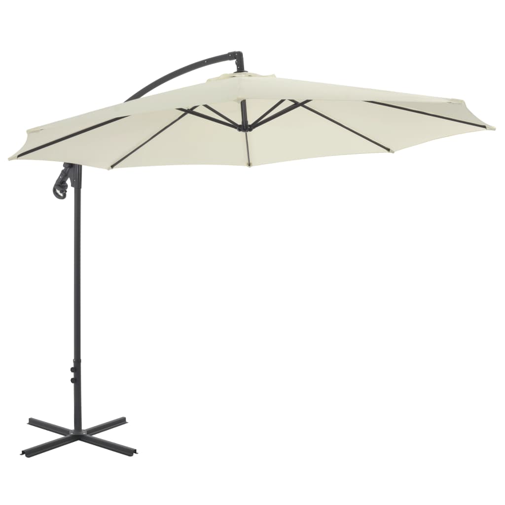 Cantilever Umbrella with Steel Pole 300 cm - OLBRIT
