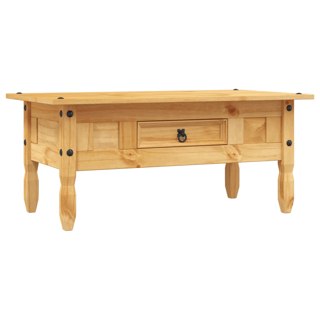 Coffee Table Mexican Pine Corona Range 100x55x45 cm - OLBRIT