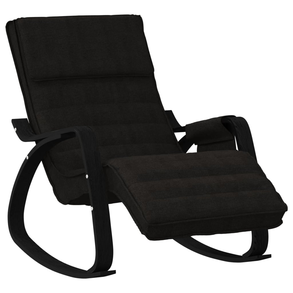 Rocking Chair Black Fabric - OLBRIT