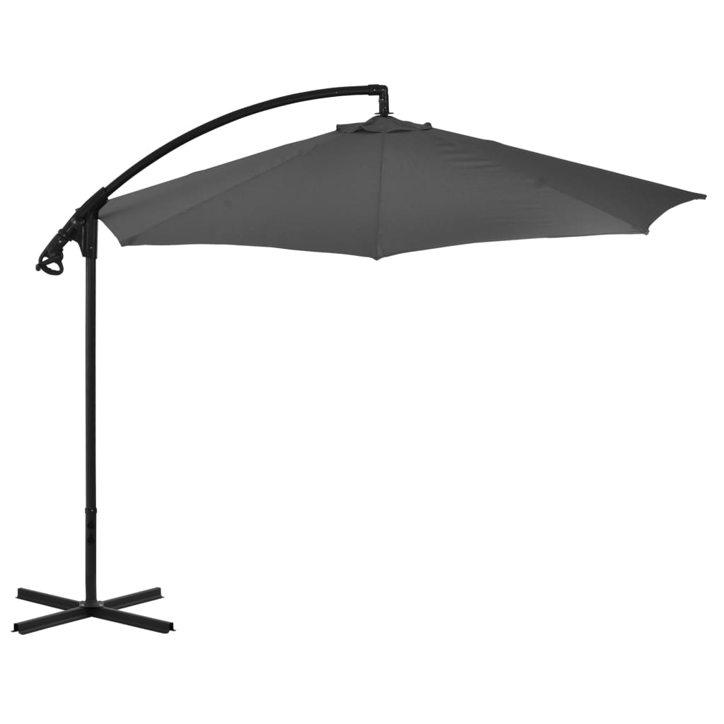 Cantilever Umbrella with Steel Pole 300 cm - OLBRIT