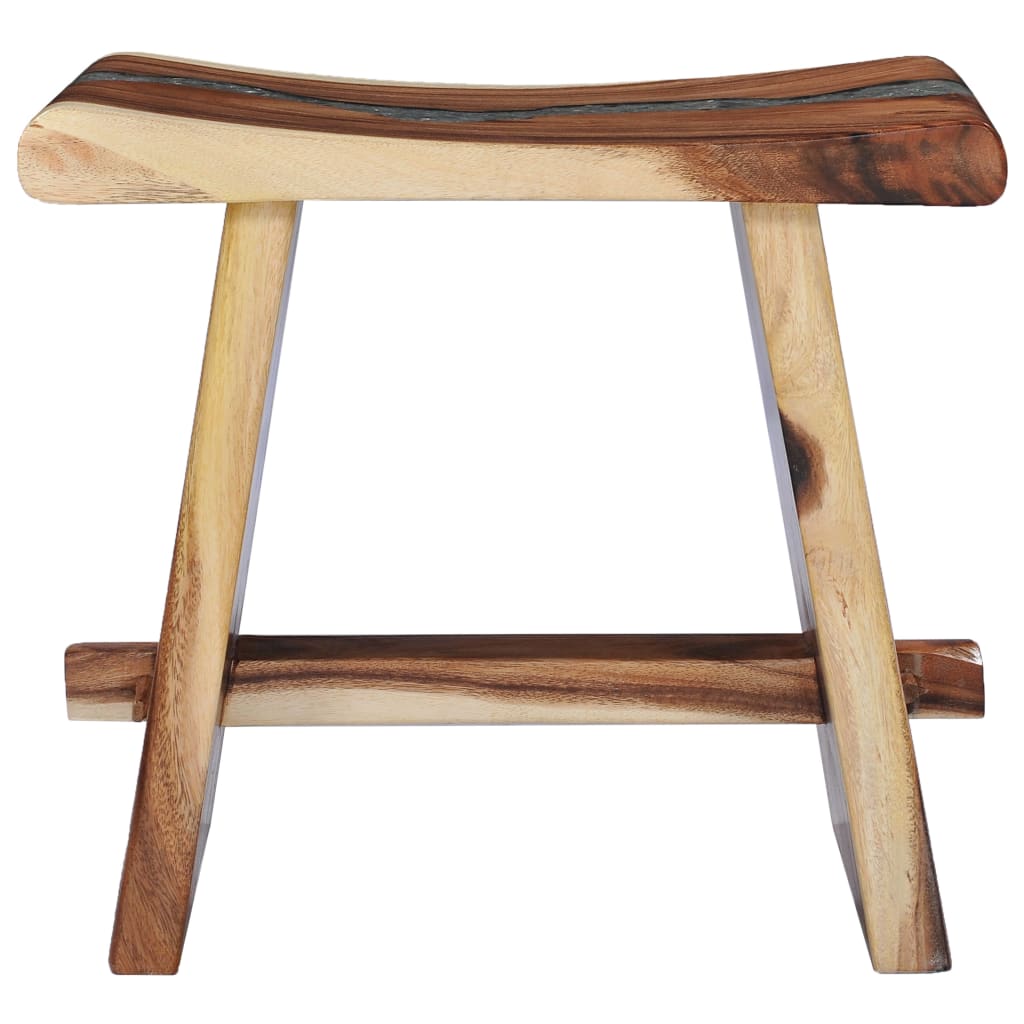 Stool Solid Suar Wood and Polyresin - OLBRIT