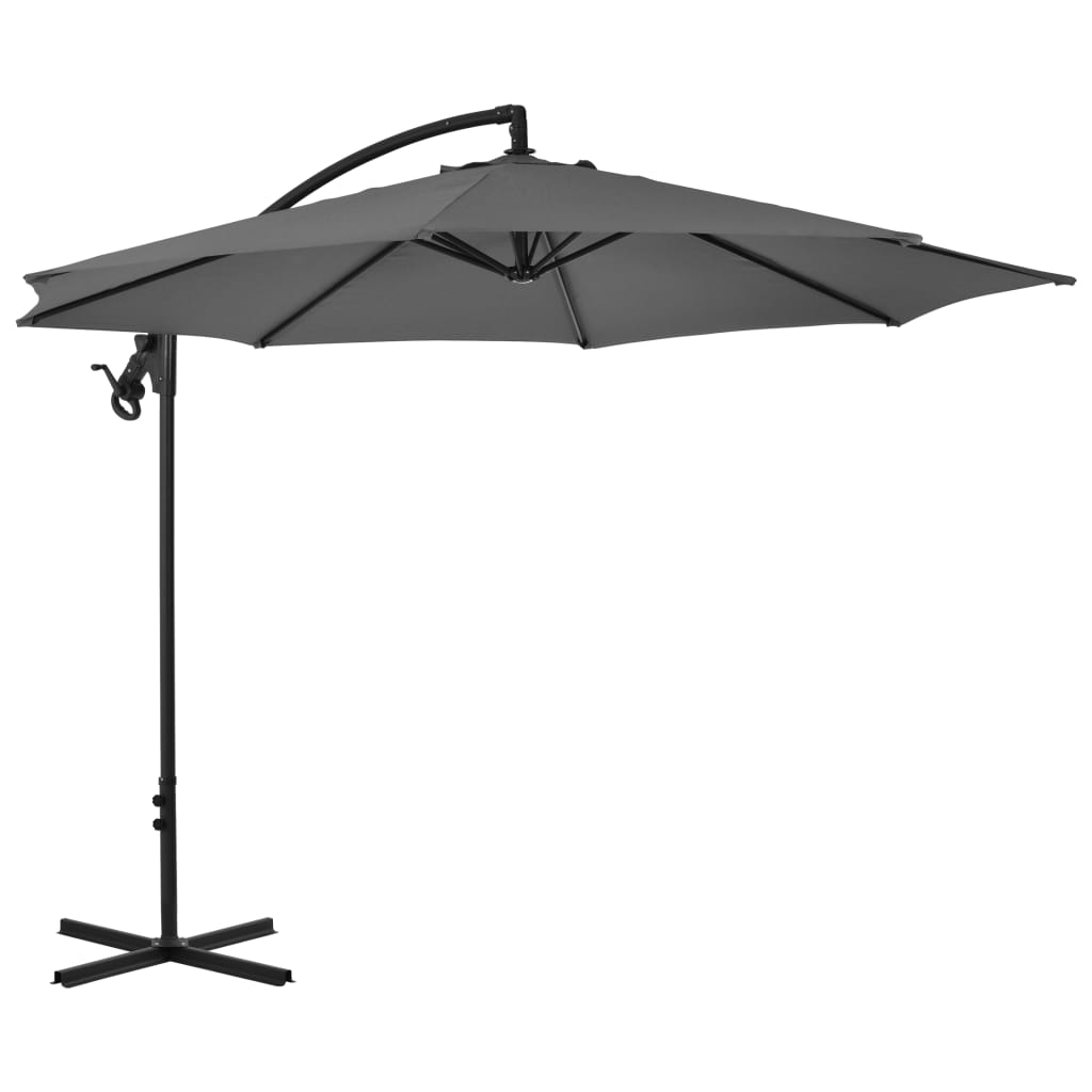 Cantilever Umbrella with Steel Pole 300 cm - OLBRIT