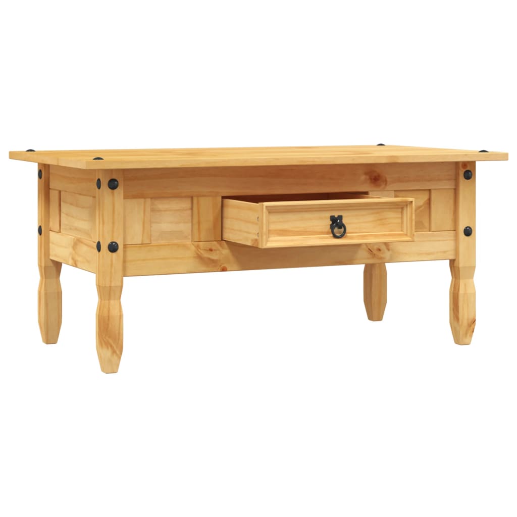 Coffee Table Mexican Pine Corona Range 100x55x45 cm - OLBRIT