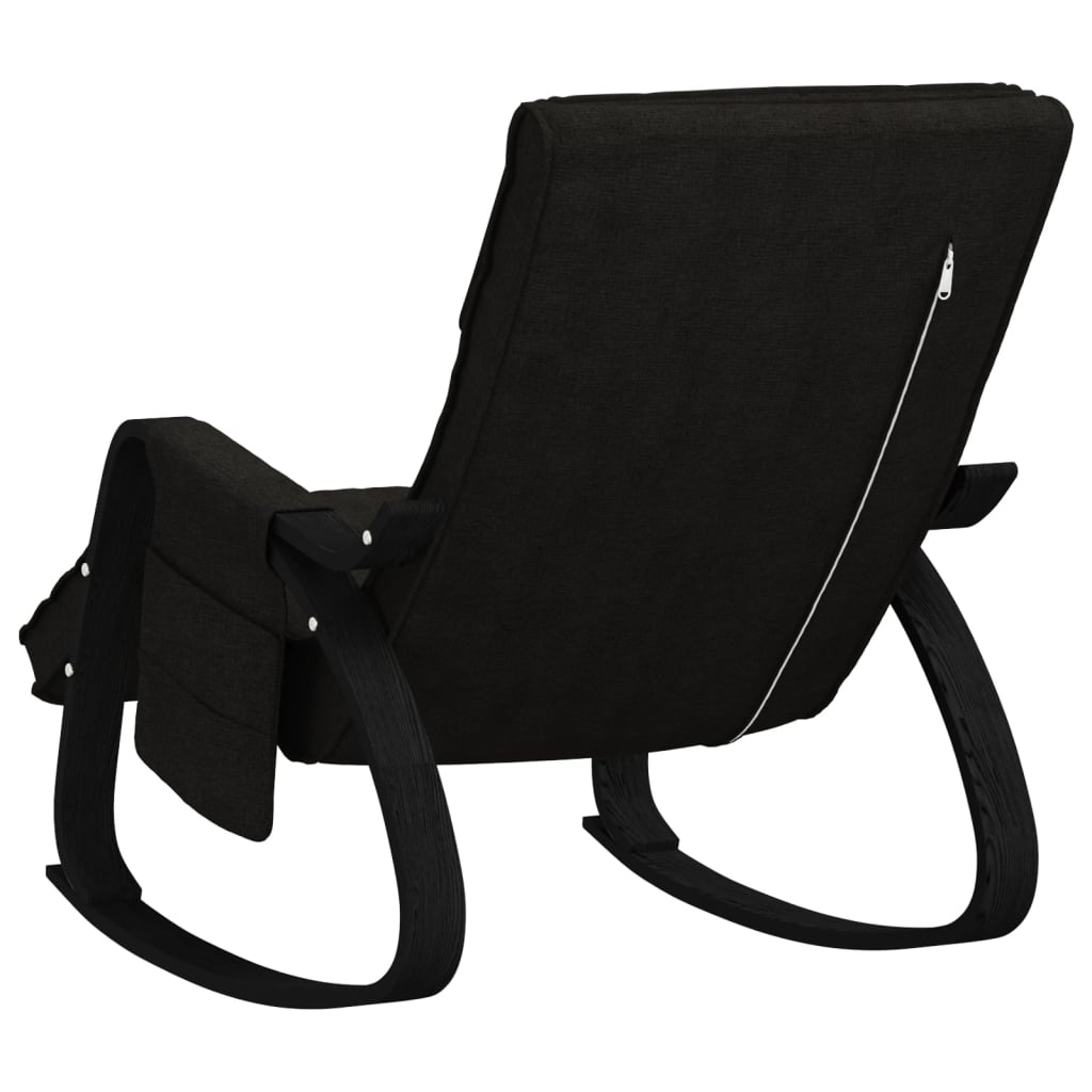 Rocking Chair Black Fabric - OLBRIT