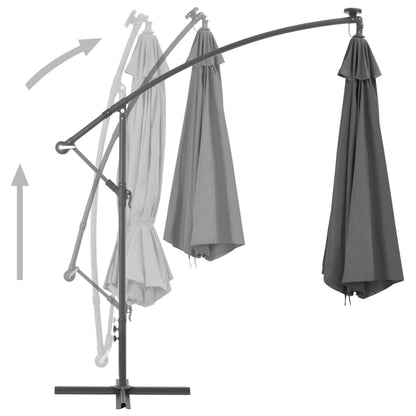Cantilever Umbrella with Steel Pole 300 cm - OLBRIT