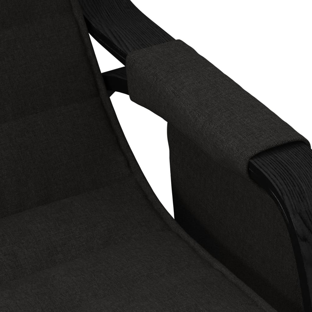 Rocking Chair Black Fabric - OLBRIT