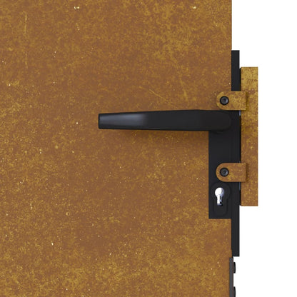 Garden Gate 85x100 cm Corten Steel - OLBRIT