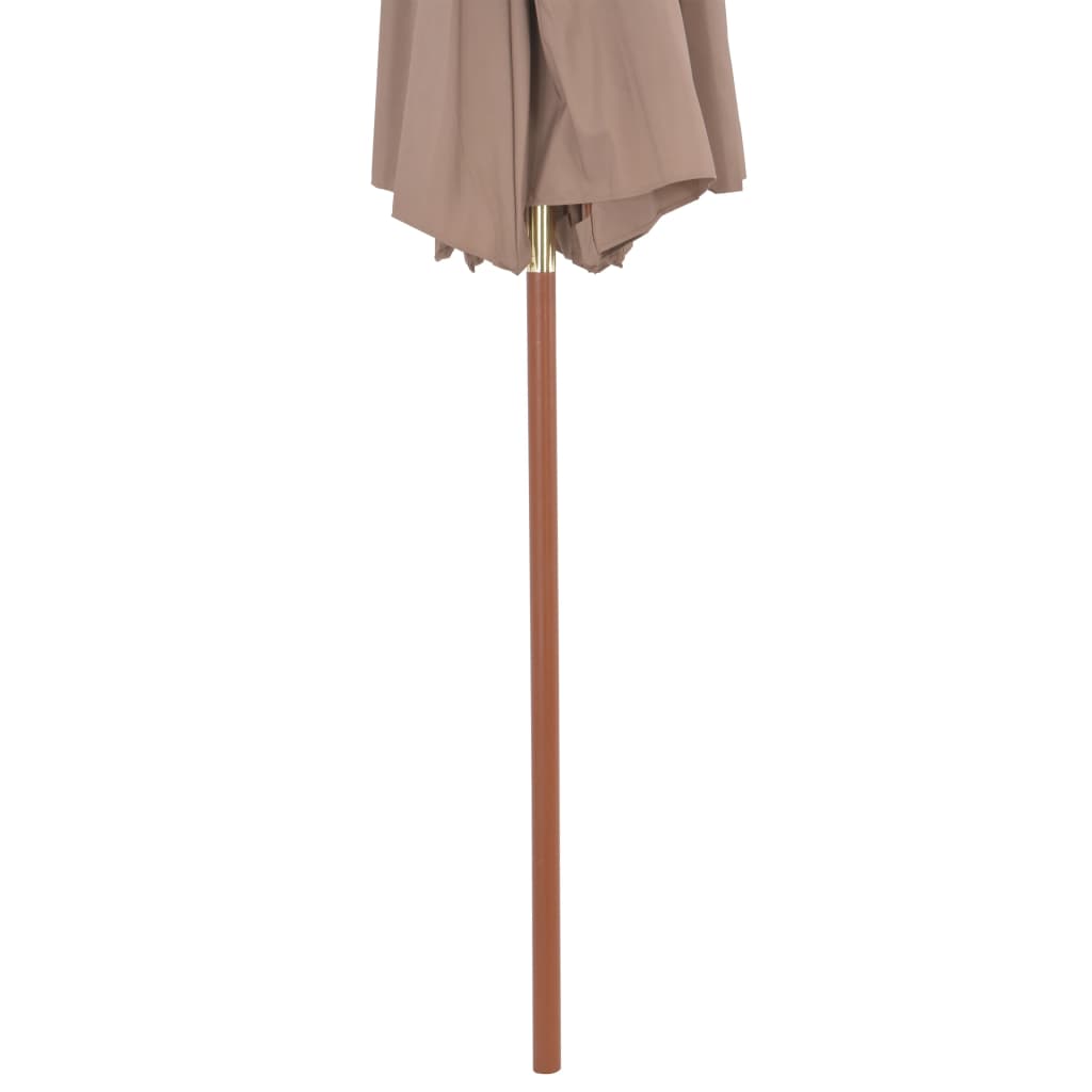 Double Decker Umbrella with Wooden Pole 270 cm - OLBRIT