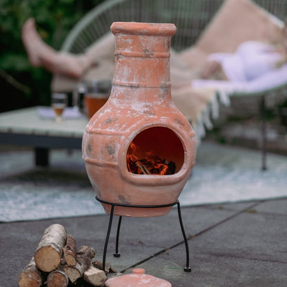 Fireplace Star Flower Clay Straw Colour - OLBRIT