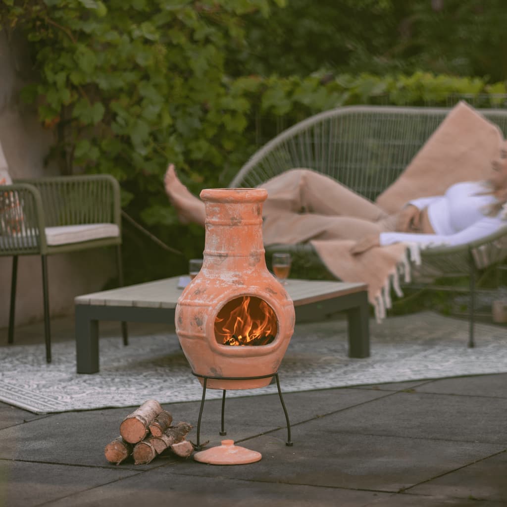 Fireplace Star Flower Clay Straw Colour - OLBRIT